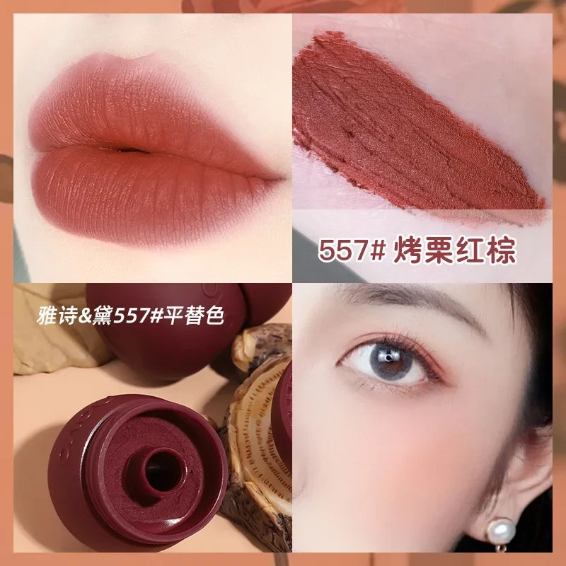 NOVO Velvet Matte Lipsticks Waterproof Non-Stick Cup Makeup-7